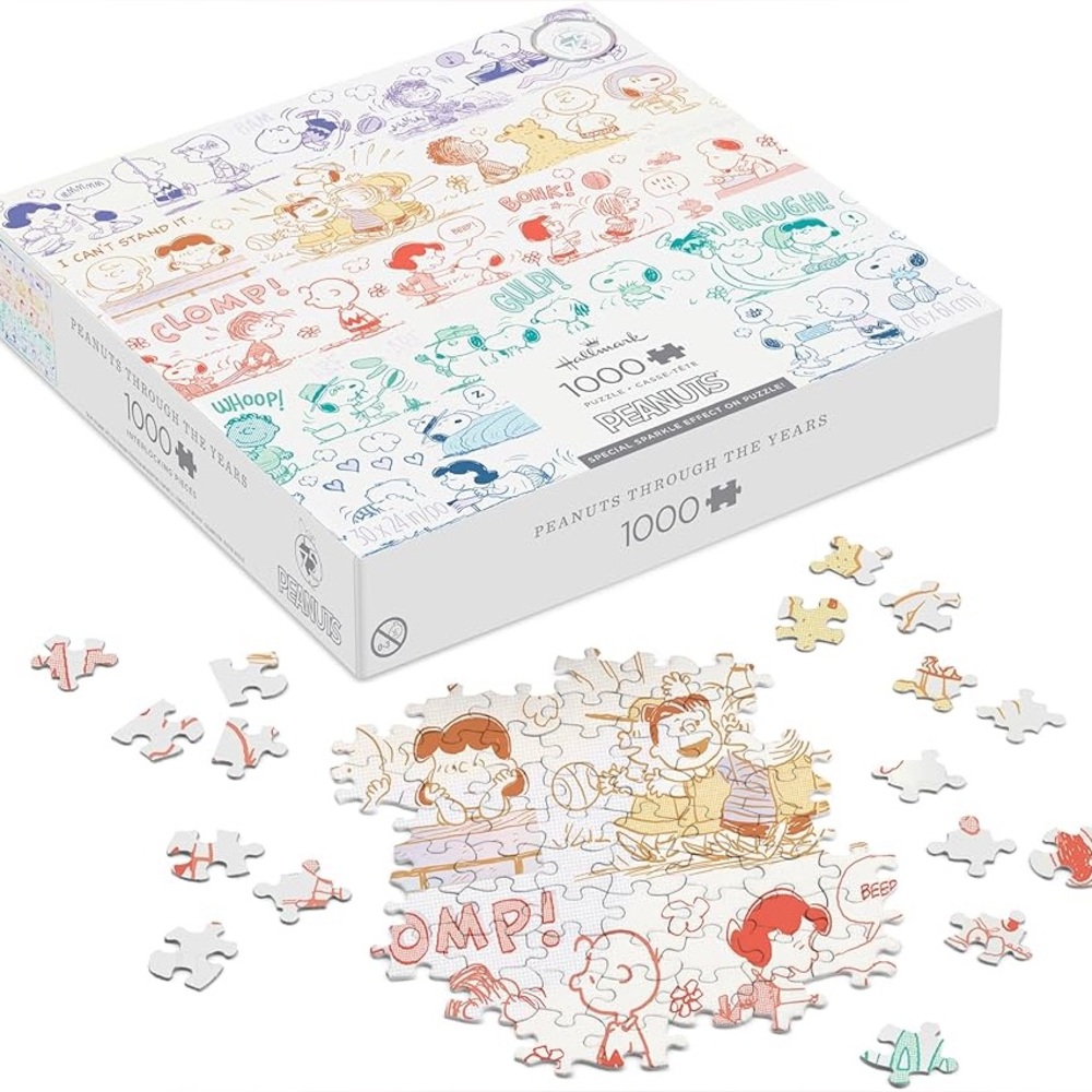 Hallmark Peanuts 1000-Piece Jigsaw Puzzle (75th Anniversary Through The Years)